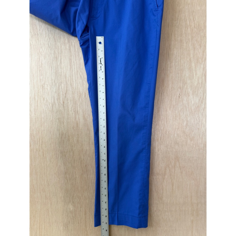 Polo Ralph Lauren Mens Royal Blue Cotton Twill Stretch Chino Pants 35x26 - Picture 3 of 5